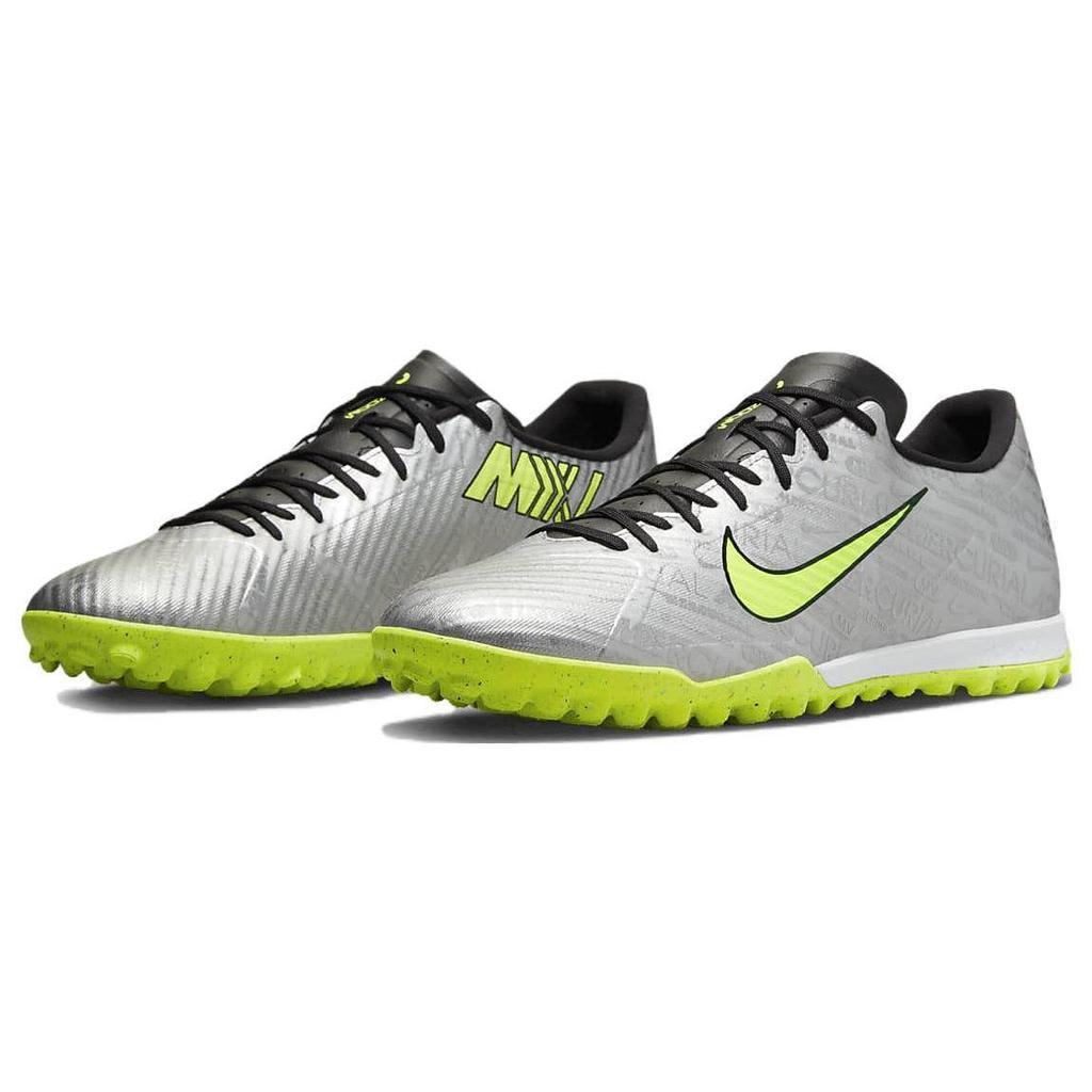 Nike Zoom Mercurial Vapor 15 Academy TF Унисекс Металлический Серебристый Черный Вольт FB8396-060