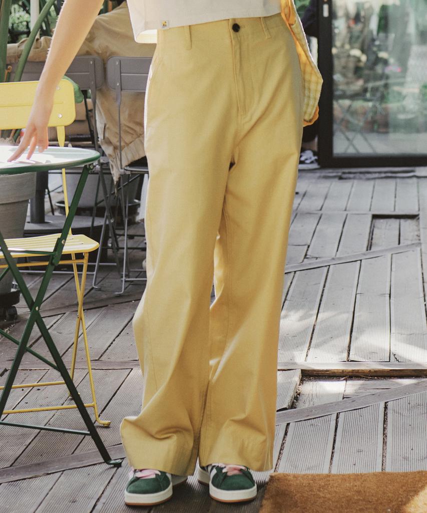 COVERNAT Covernat X Bomarket Cotton Wide Pants Yellow