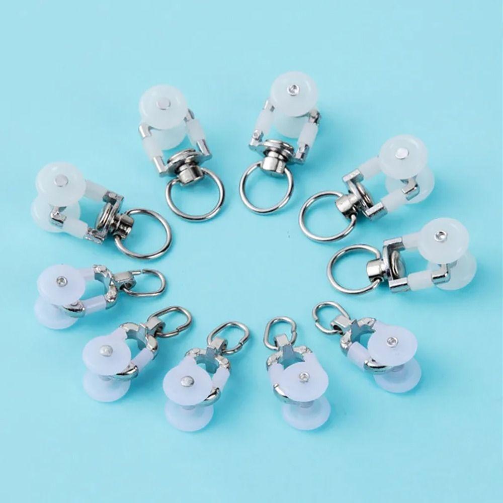 10 шт., крючок для штор, кольцо, слайдер, карниз, шкив, аксессуары для карнизов