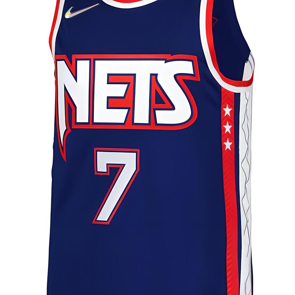 Nike Баскетбольная форма НБА Кевина Дюранта Brooklyn Nets Унисекс Синяя DB3663-492