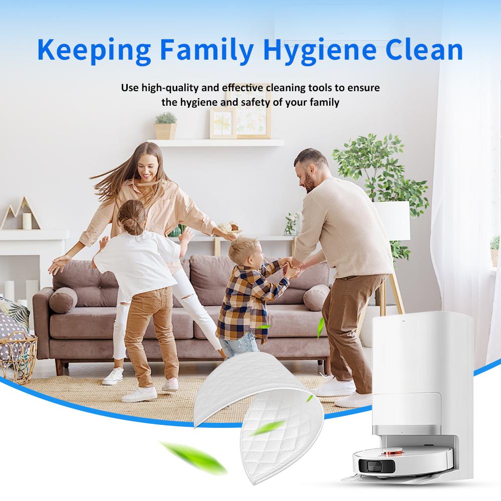 Disposable Mop Cloth For Xiaomi MI Robot Vacuum-Mop MIJIA 1C 2C 1T STYTJ01ZHM STYTJ03ZHM For Dreame F9 D9 Water Tank Rags Parts