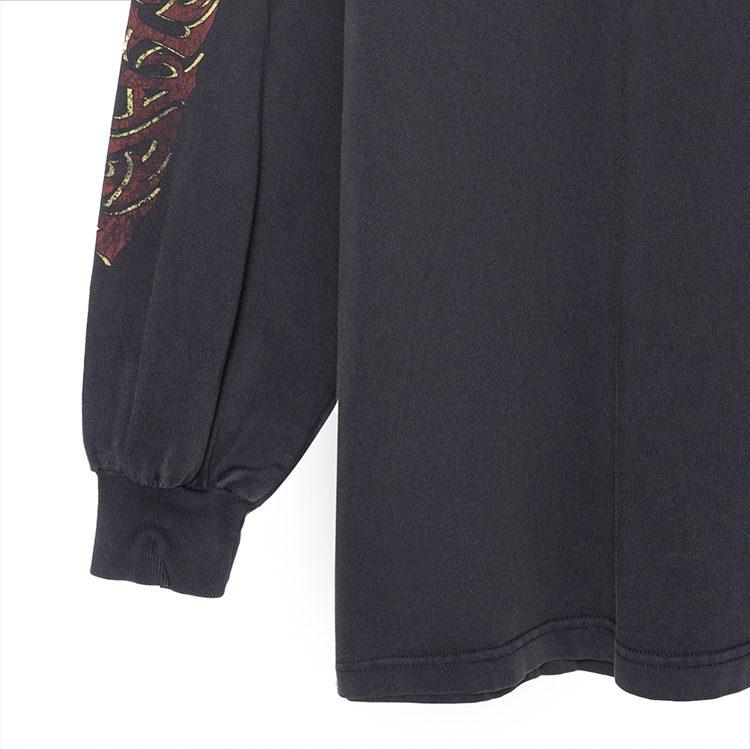 Balenciaga Б/у футболка с графическим принтом, длинный рукав, 2000-е годы 739027TPVM81568