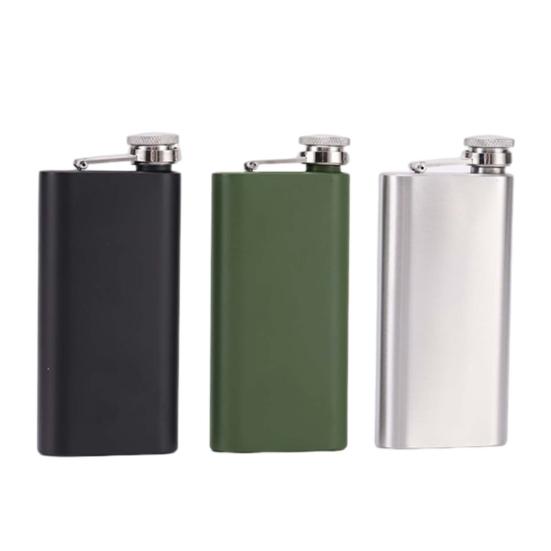Hip Flask Leak-proof Good Sealing Compact Size Food Grade Easy To Carry Wine Storage Stainless Steel Liquor Flask Whiskey Wine Pot Hiking Supplies