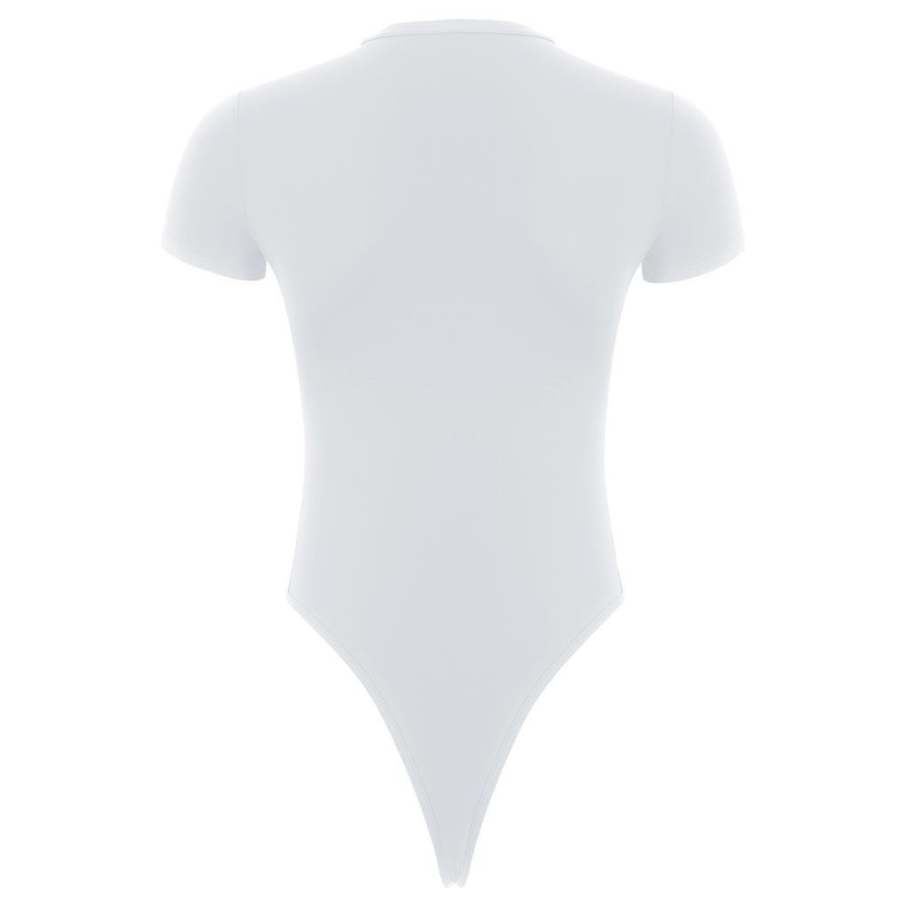 Men's One Piece Thongs Bodysuit Short Sleeve Button Crotch Shirt Leotard Snappies Rompers Jumpsuit