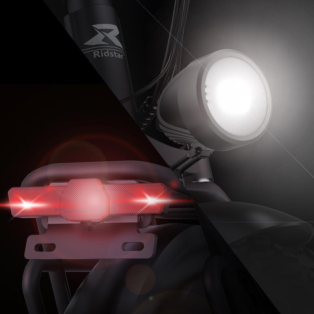 Ridstar H20 Pro Electric Bike, 1000W*2 Motor, 48V 23AH Battery, 20*4 Inch Fat Tires, 49km/h Max Speed, 112km Range