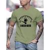'I Need Beer 'Graphic Printed Men's Comfort T-Shirt GraphicT-Shirt Men's Summer Outdoor Clothing Men's Clothing Men's Cotton Top