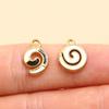 Two Styles: Stainless Steel Enamel Mosquito Coil Pendant for DIY Earrings & Necklaces