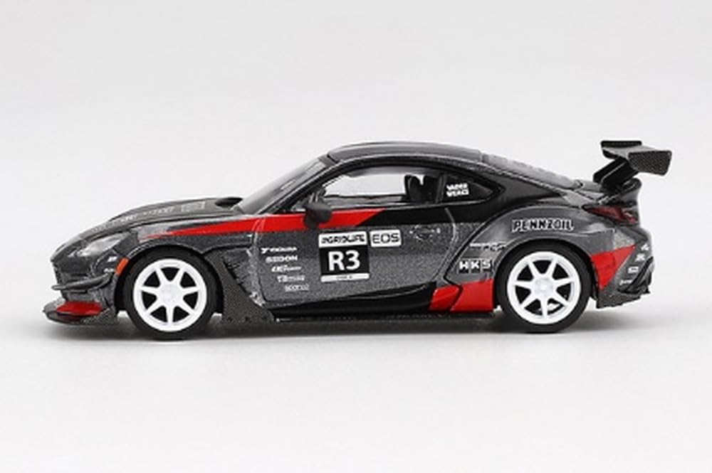 MINI GT 1/64 Toyota GR86 HKS Turbocharged GR86 Ларри Чен (Левый руль) Готовый продукт MGT00820-L