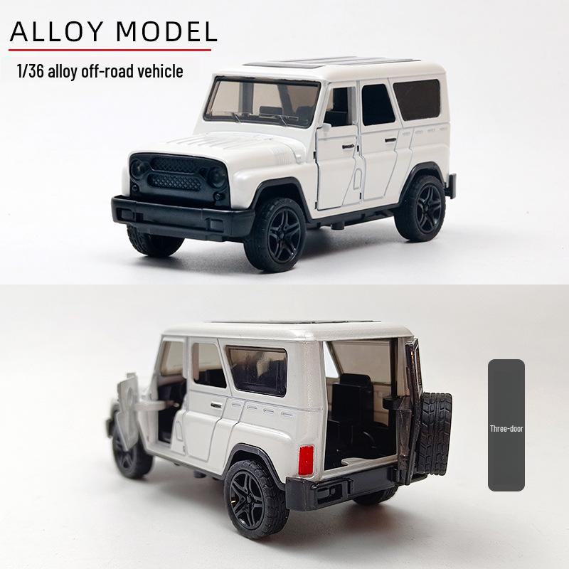 1:Игрушечная модель внедорожника из сплава 36 с функцией инерционного движения