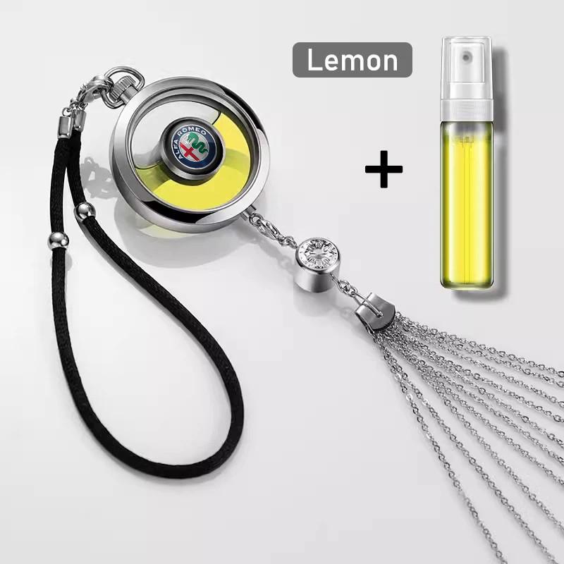 qfmhr7 for Alfa Romeo 159 156 147 Mito Giulia Car perfume pendant Air freshener DIY Your car logo Aromatherapy