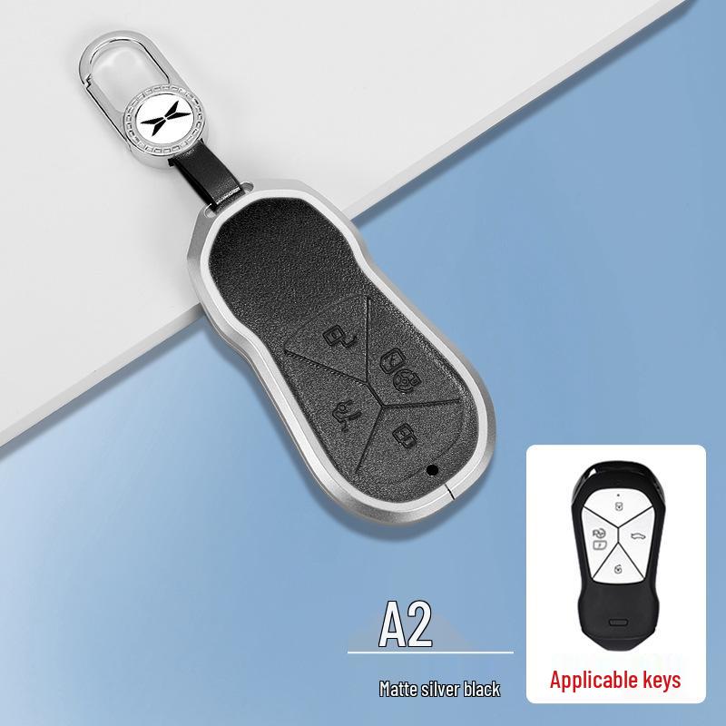 Compatible with XPeng P7i, G6, G9, P5, G3i key case - Premium Protective Shell with Buckle.