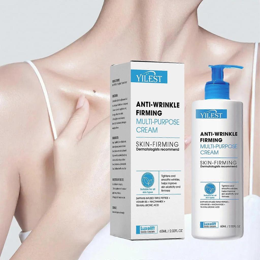 Anti-Wrinkle Firming Cream, Multi-Purpose Skin Tightening Rejuvenating Cream, Tightens and Smoothes Wrinkles, Helps Improve Skin Elasticity and Firmne