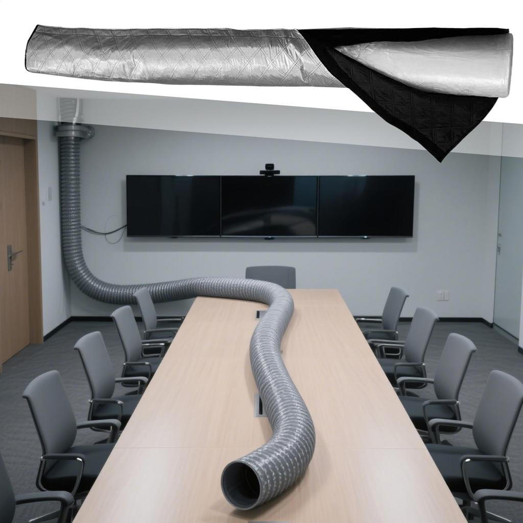 Шланг кондиционера с термоизоляционной обмоткой, портативный защитный рукав для изоляции шланга кондиционера для уличного вентиляционного настенного воздуховода