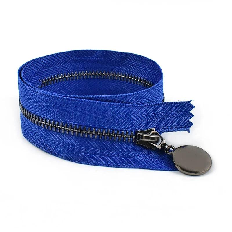 Meetee 3/5 шт. 3# Металлический набор для ремонта молнии 15-30 см с закрытым концом 40-70 см с открытым концом Молния для одежды Карман DIY Молнии Швейные аксессуары