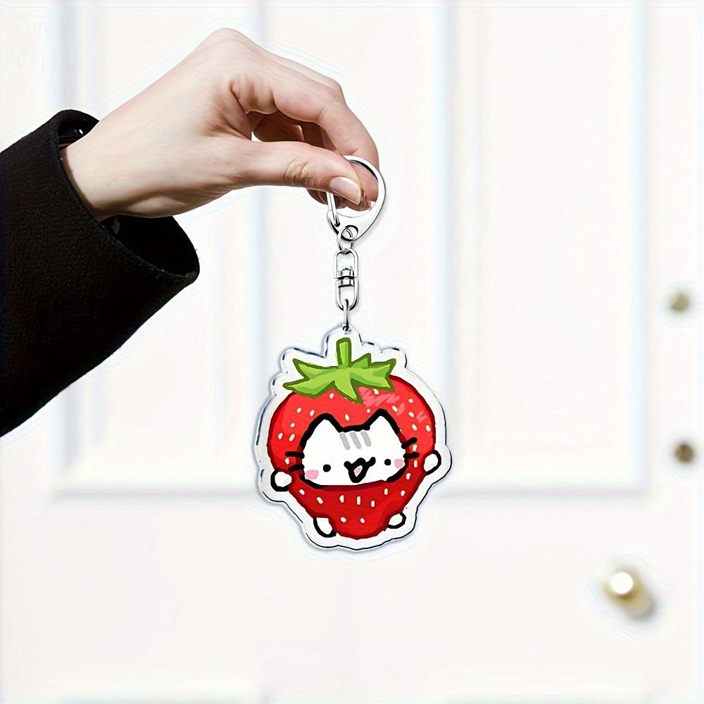 Разнообразные милые акриловые брелоки с мультяшными кошками, идеально подходящие в качестве подарков для друзей или как парные брелоки.