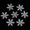 300 шт./пакет белые снежинки искусственные Рождественский фестиваль вечерние украшения для домашнего декора