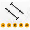 50 Pack Nylon Universal Cable Tie Buckle T Style Clip, Automotive Plastic Rivet Push Pin, Auto Body Fastener for Bumper Retainer, Fender Liner, Door