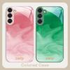 Чернильная wash коннотация синий Для Samsung S26 S22 S8 9 10 S20 Ultra S21 Pro S22 Plus S23 FE S24 Ultra S25 Edge S24+ Стеклянный чехол для телефона