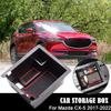 Center Console Armrest Box Storage for Mazda CX-5 2017- 2025 CX5 Interior Accessories Box Stowing Tidying ABS Container T5P8