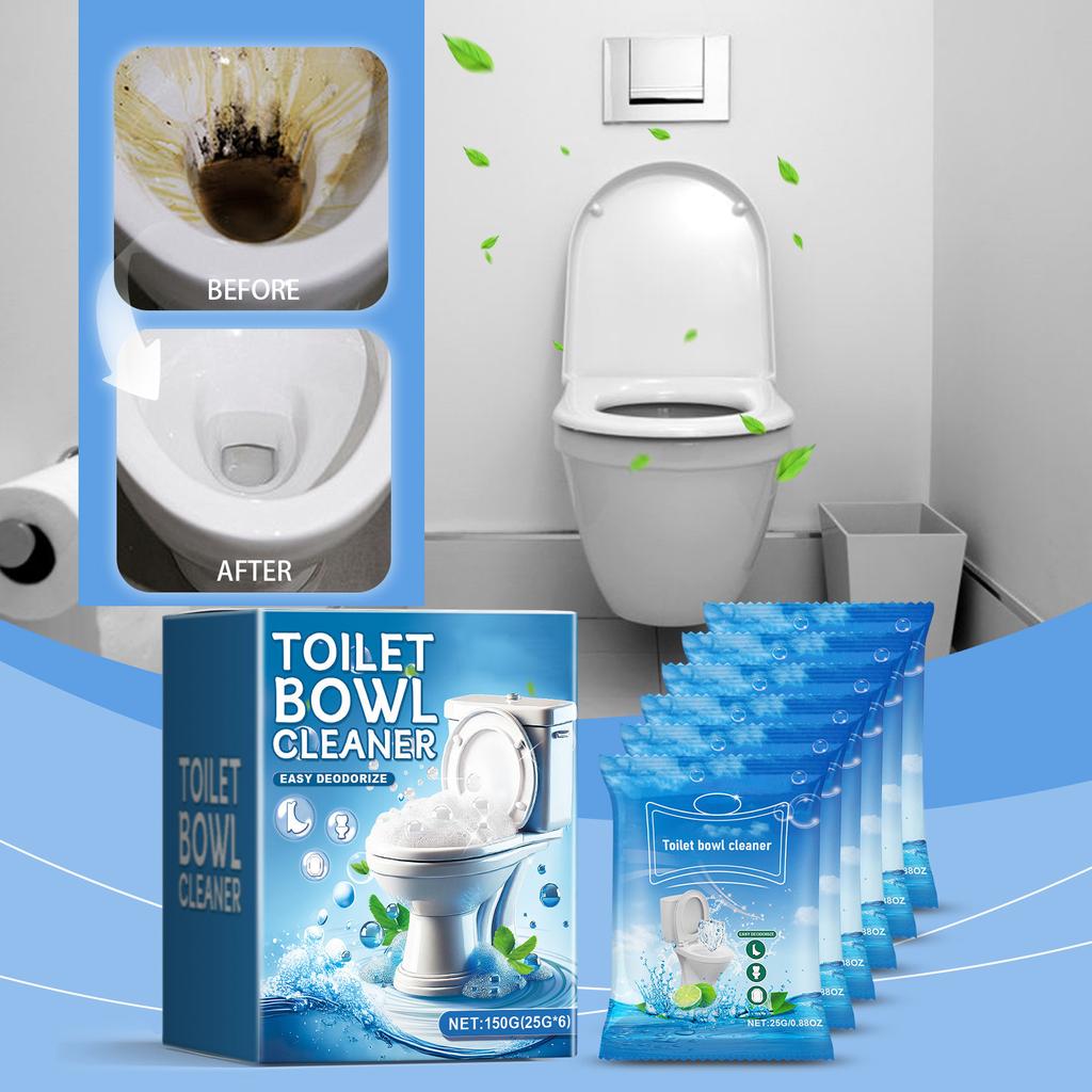 Бытовое сильное обеззараживающее средство для туалета, стойкие пятна, пена, чистящий порошок