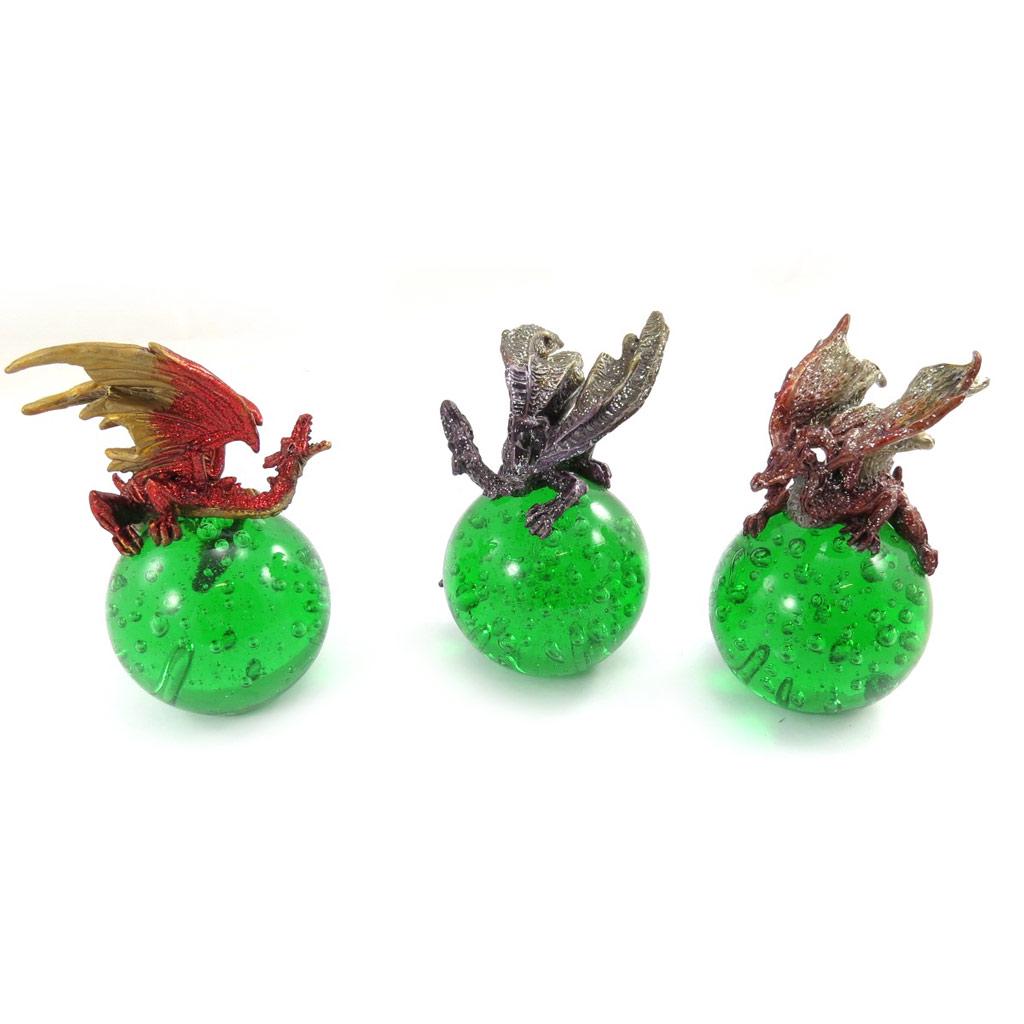 Les Trésors De Lily [J9947] - Набор из 3 зеленых «Мистических драконов».