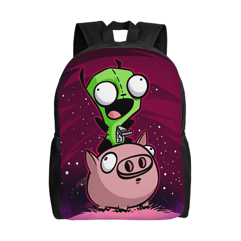 Рюкзак Gir Invaders Zims Наружный рюкзак Подростковая уличная одежда Школьные сумки Дизайн Дышащий Рюкзак