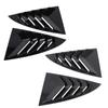 2Pcs Car Rear Window Shutter Cover Trim Stylish Look Window Louver Side Vent Trim Replacement for Te