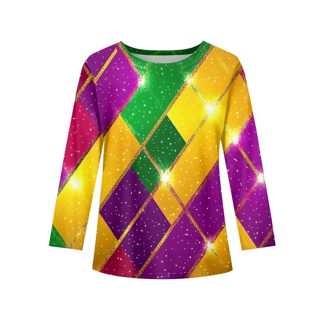 Футболки с длинным рукавом для девочек, детские осенние топы, с круглым вырезом, с принтом, базовые футболки