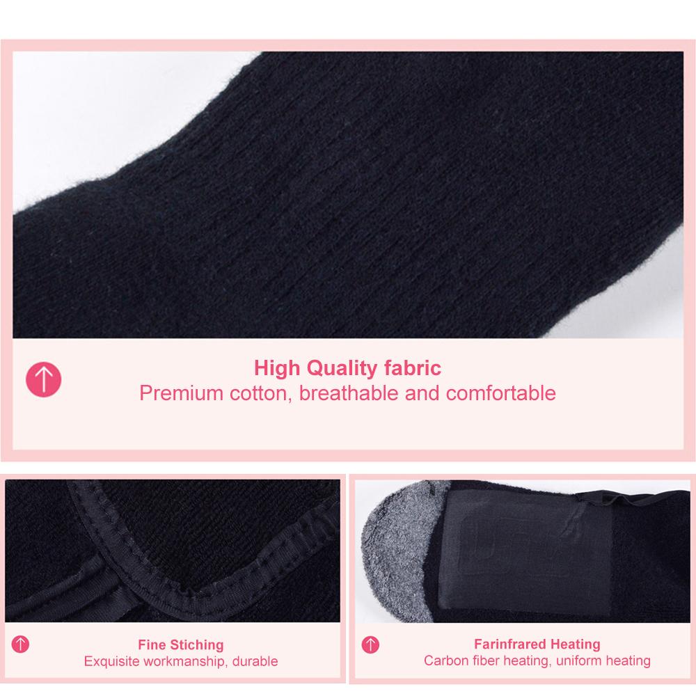 Electric Heated Socks Rechargeable 3 Heating Settings Foot Warmer Men Women for Cold Weather Outdoor Riding Camping Hiking Skiing Driving