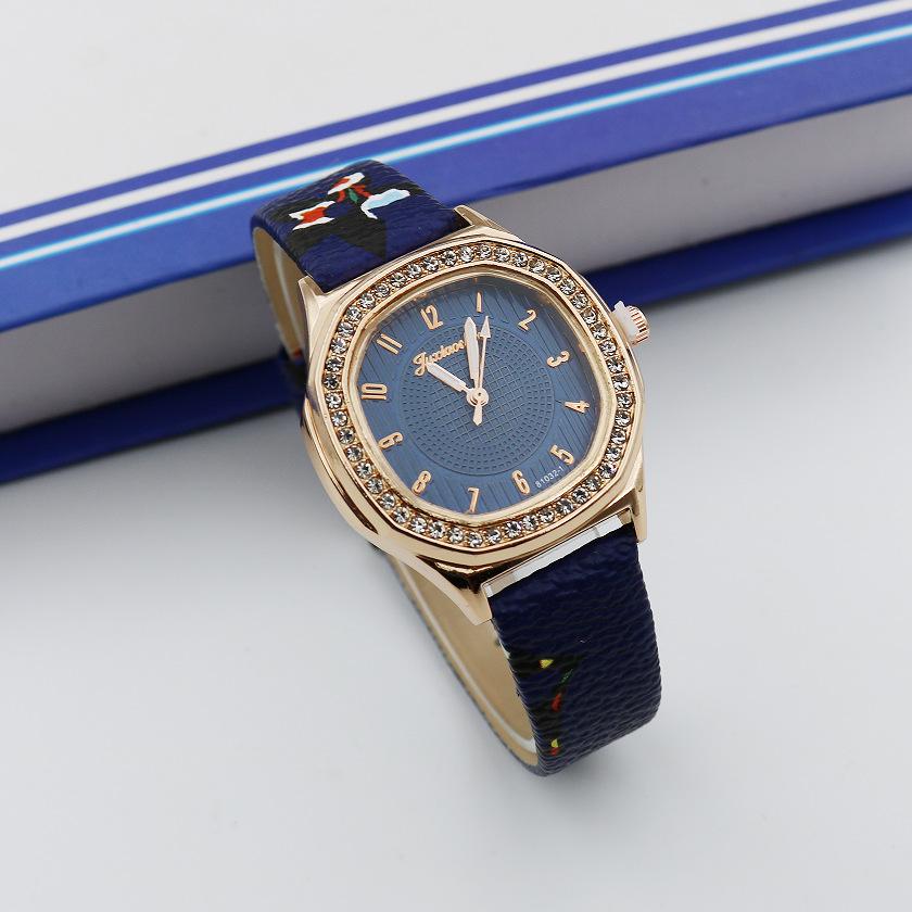 Новые модные персонализированные простые часы, женские часы, цифровые часы с ремнем и бабочкой