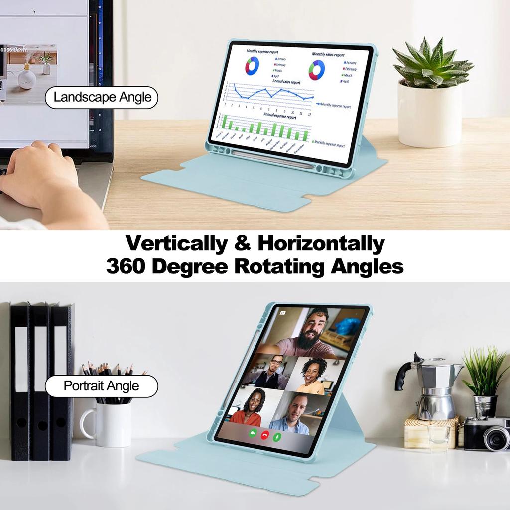 Кожаный чехол с клавиатурой Bluetooth для Samsung Galaxy Tab S9 FE Plus X616 X610 12,4 Tab S9FE 11 дюймов, вращающийся чехол для планшета, силиконовый защитный чехол