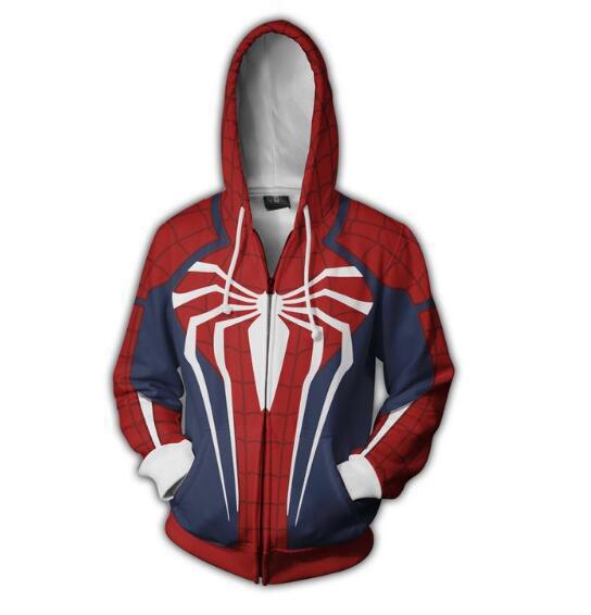 3D Digital Print Zip-Up Hoodie Anime Cosplay Sweatshirt Painful Clothes Unisex