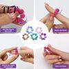 Sensory Finger Rings 5 Pcs Spiky for Adults, Acupressure Fidget Rings, Relaxation Tool Fingers Calming Massager Stress Anxiety Relief, Office Workers