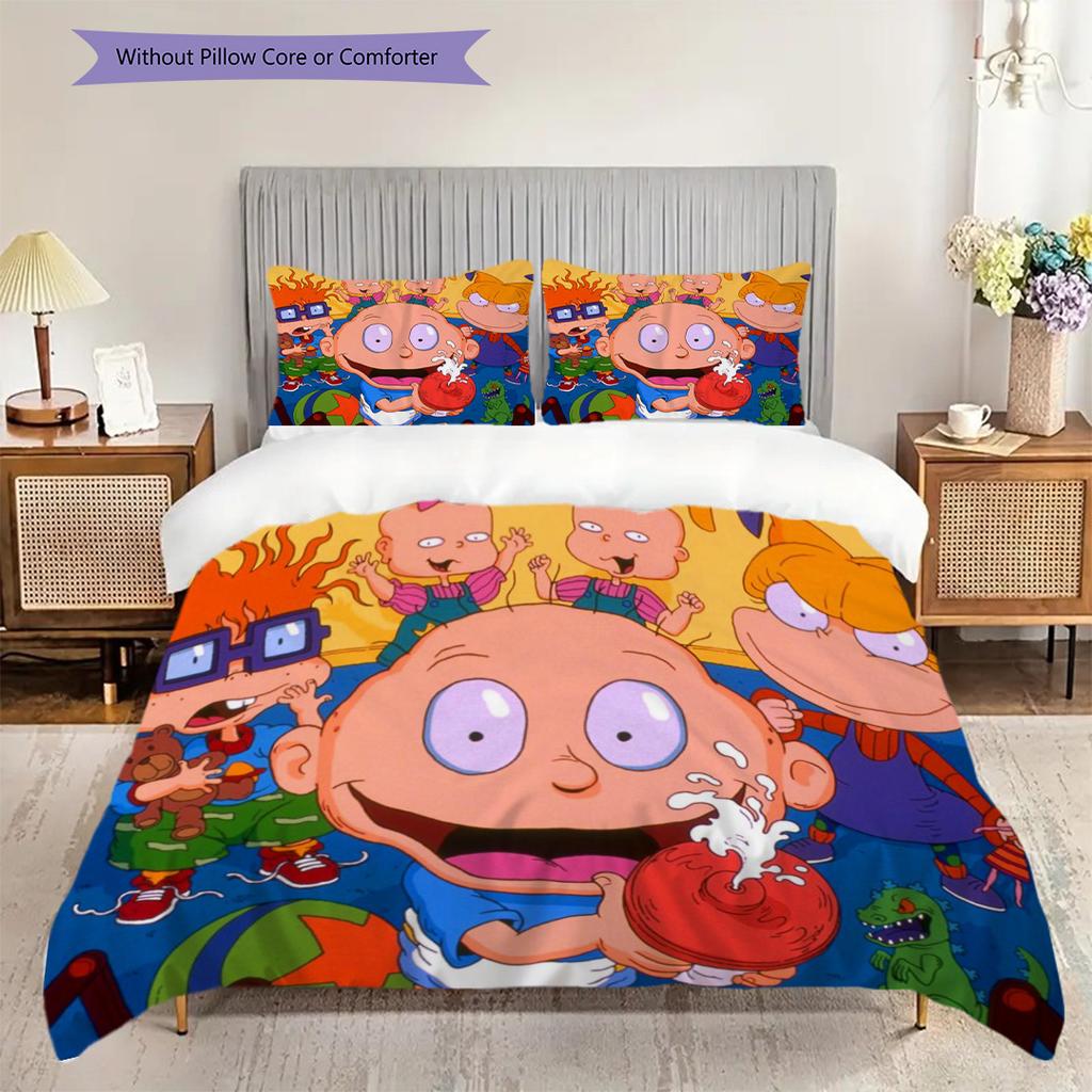 Rugrats Ultimate Adventure Threepiece Set 1 Duvet Cover 2 Pillowcase Without Core Duvet Cover And Pillowcase Bedding Set