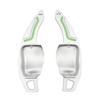 Luminous Aluminium Alloy Steering Wheel Paddle Extensions Shifters for VW Golf 6 MK6 R20 R36 GTI Jetta MK5 Passat B6 B7 CC Polo