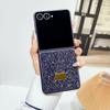 Модный блестящий чехол для телефона с блестками, стразами, бриллиантами, глянцевый, для Samsung Z Flip 8 7 6 5, ультратонкий, цветной, противоударный, защитный чехол