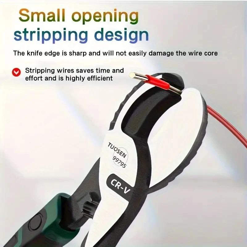 1pc 6/8/10 Inch High Carbon Steel Cable Cutter Pliers Electrician Manual Wire Stripper For Household Appliance Repair Hand Tools
