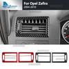 Для Opel Zafira B 2004 2005 2006 2007 2008 2009 2010 Наклейка из настоящего мягкого углеродного волокна Отделка боковой части воздуховыпускного отверстия на центральной консоли