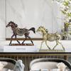 Light Luxury Resin Running Horse Decorative Item, Home Living Room Office Desk, Wealth-attracting Handicraft Decoration