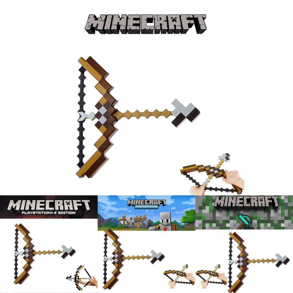 Пластиковый лук и стрелы Minecraft для детей Прочный и веселый игровой процесс в стиле Minecraft