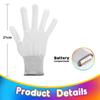2Pair Led Gloves Light Up Gloves For Halloween Christmas Parties Supplies