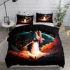Комплект постельного белья Neon Space Duvet Cover Set King Queen Double Full Twin Single Size