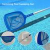 Cleaning Telescopic Rod Filter Aluminum Swimming Pool Sweeping Net Clean Tool Reusable