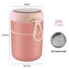 Creative Stainless Steel Insulated Soup and Cereal Cup - Portable Mini Meal Replacement Pot for Office Workers