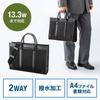 Sanwa Supply Business/Job Hunting PC Bag (Black) BAG-C41BK