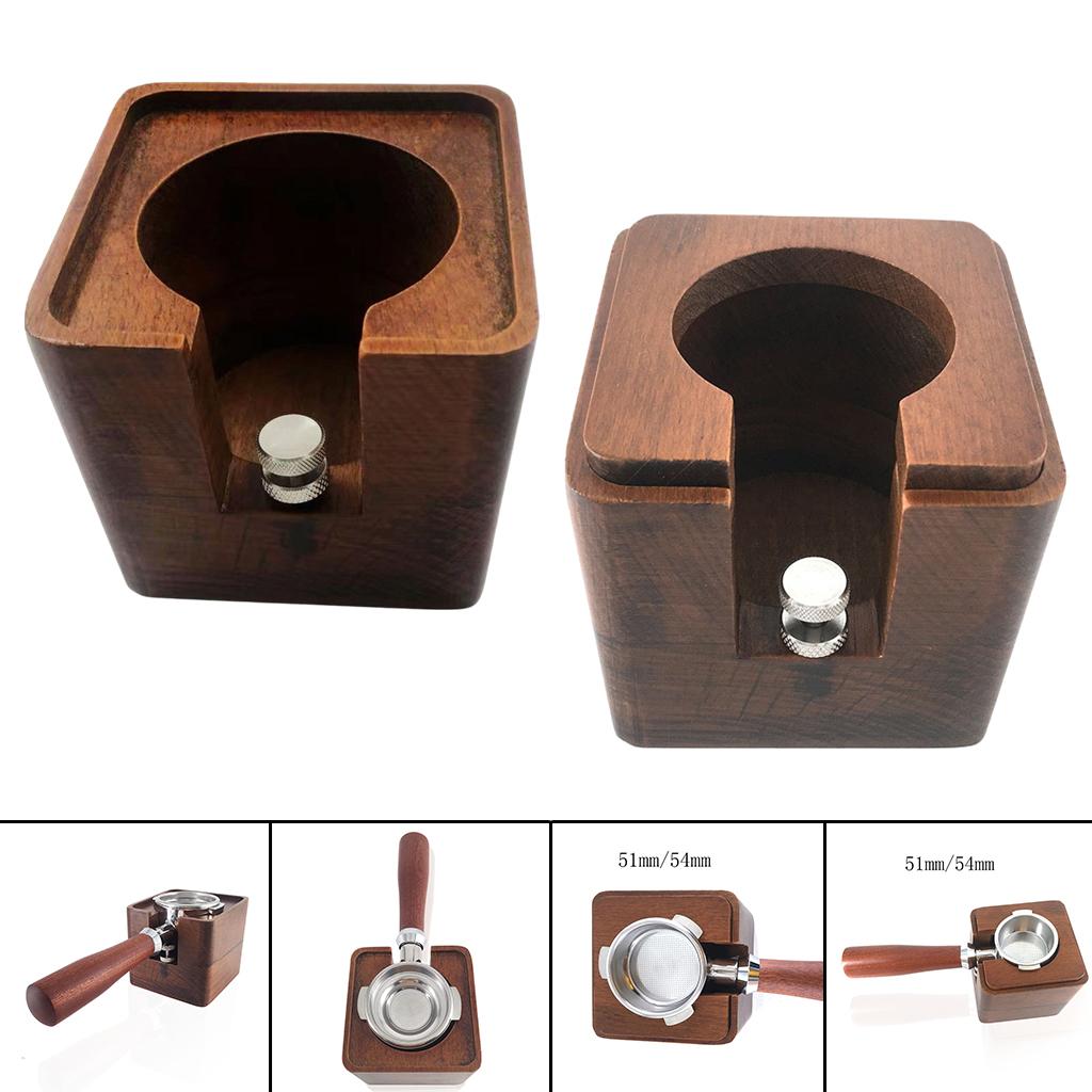 Деревянная подставка для эспрессо-тампера, противоскользящая подставка для ресторана