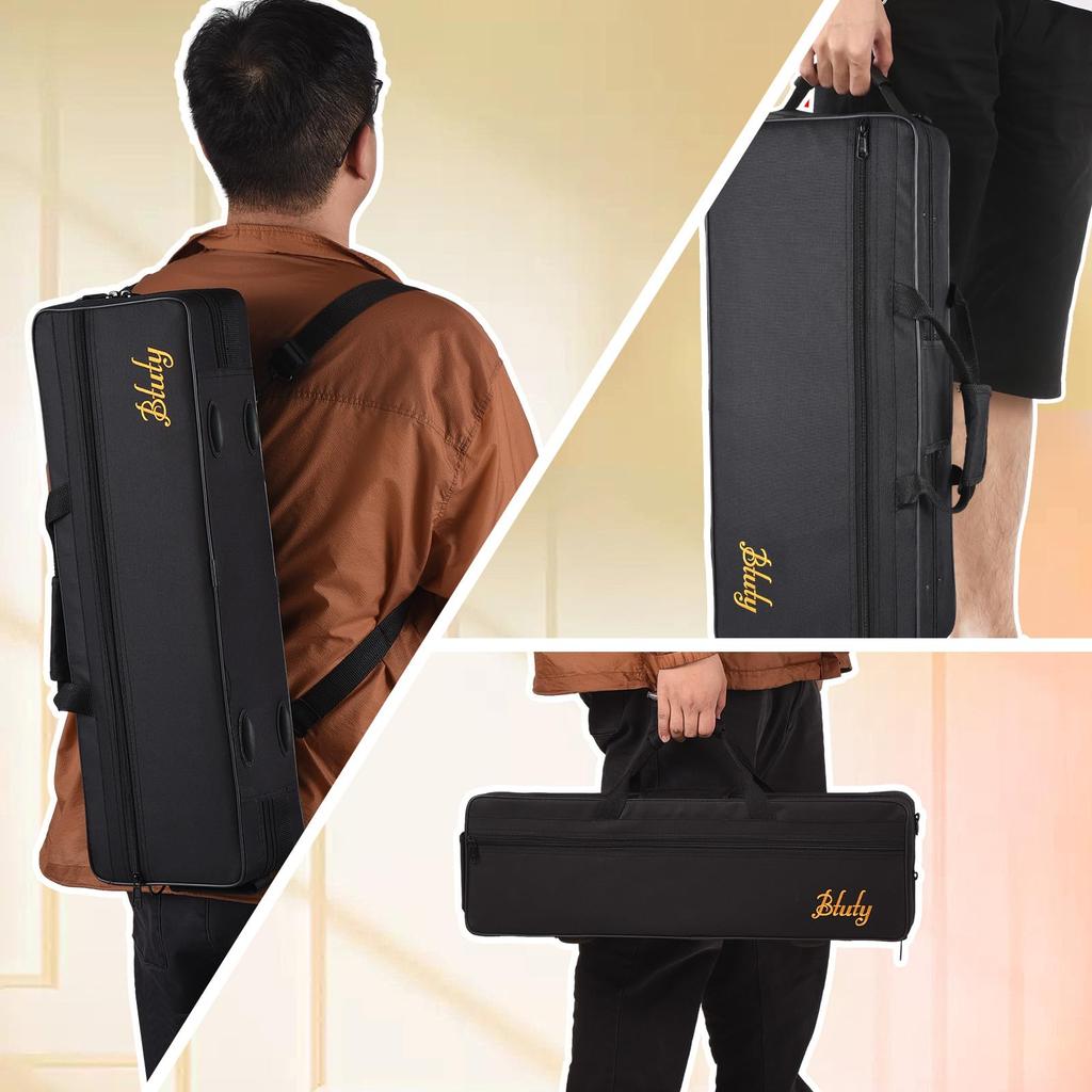 Btuty сопрано саксофон прямой саксофон медный си бемоль си бемоль деревянный духовой инструмент для студентов начинающих профессиональный чехол перчатки чистящая салфетка