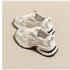 Versatile Casual Sports Shoes Women's Autumn New Little White Shoes Platform Silver Gray Dad Shoes Women