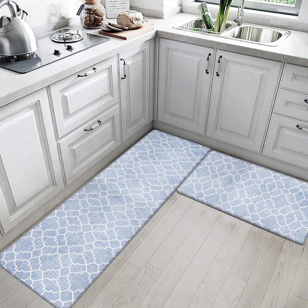 Коврики для кухни из ПВХ, нескользящие, маслостойкие, моющиеся, не требующие мытья, для установки в дверной проем, устойчивые к пятнам коврики