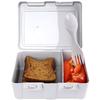 Pojemnik Śniadaniowy Lunchbox Śniadaniówka Pudełko na Śniadanie Sztućce